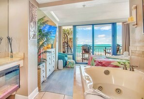 1 bedroom, WiFi, bed sheets - RARE JACUZZI HONEYMOON CONDO/1000SQFT/2BATH/SWING (Myrtle Beach)