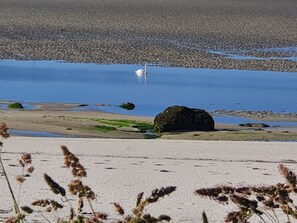 På stranden og solsenger