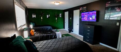 2 habitaciones, tabla de planchar con plancha, wifi y ropa de cama