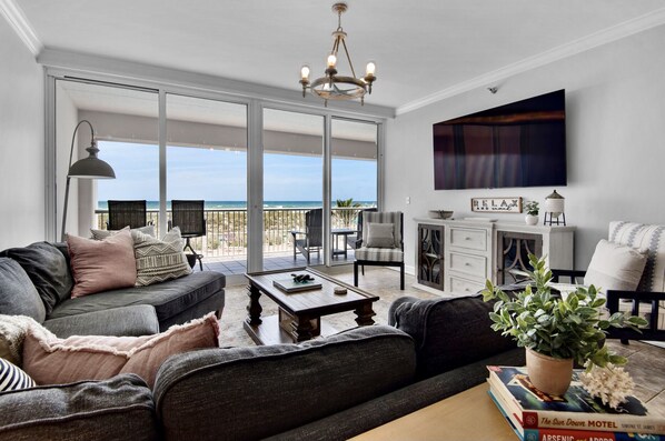 Smart TV, DVD player, table tennis, books