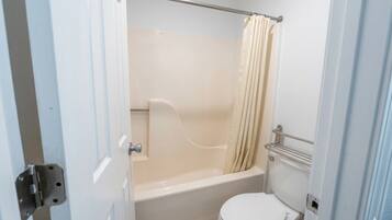 Free toiletries, hair dryer, towels