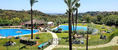Indoor pool, outdoor pool