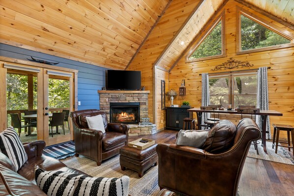 Smart-TV, Kamin, Videospiele, DVD-Player