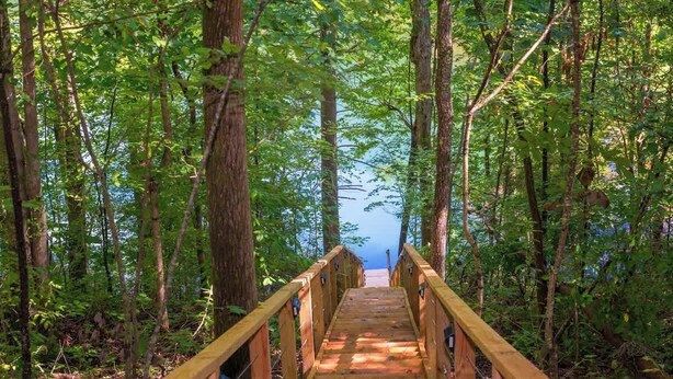 Property grounds - Cozy Cabin w/ Private Fishing Dock & Hot Tub (Sevierville)