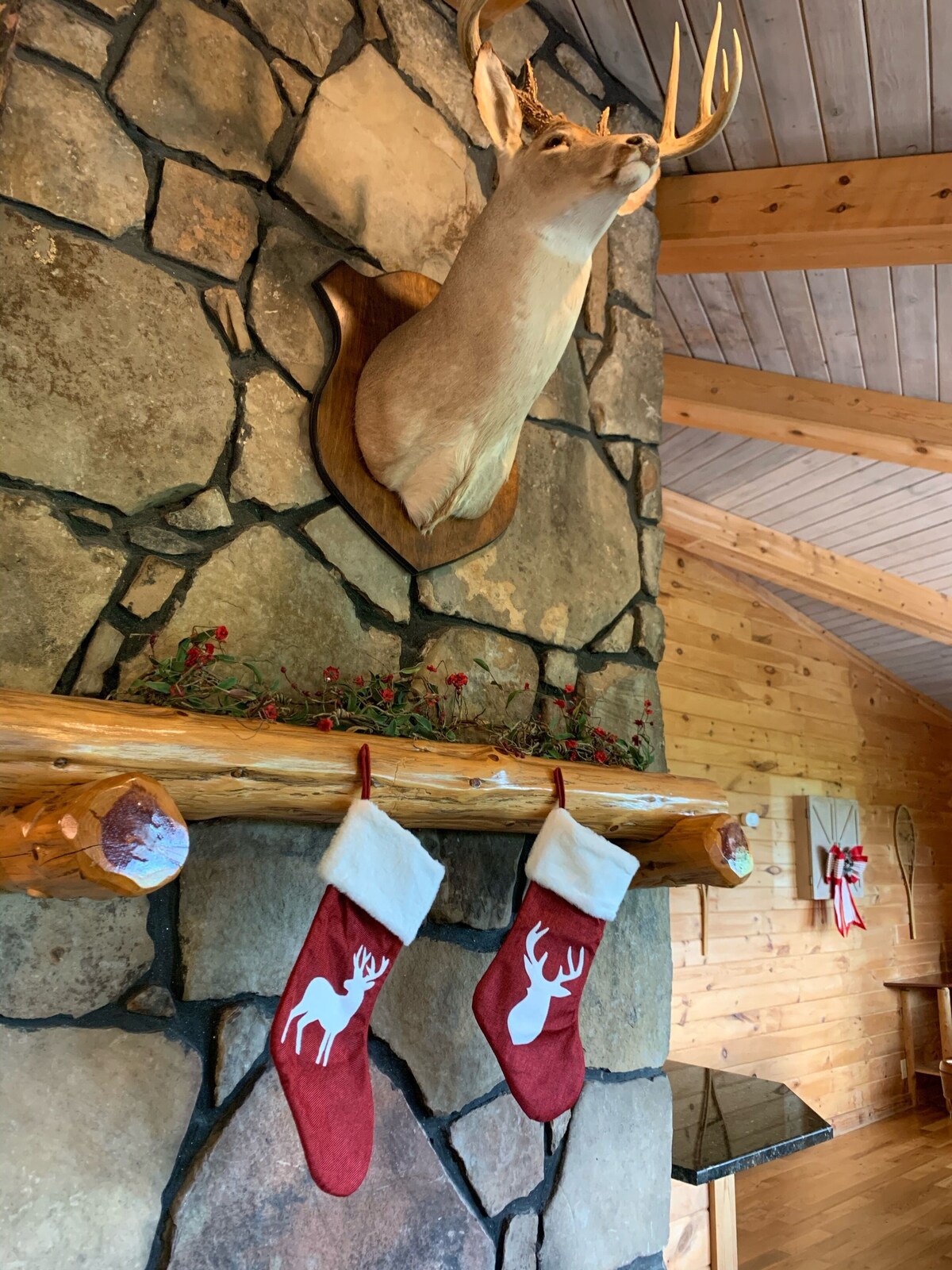 Photo 91 of Four ensuites, VIEWS, Mountainside cabin, Christmas decor, close to Ober