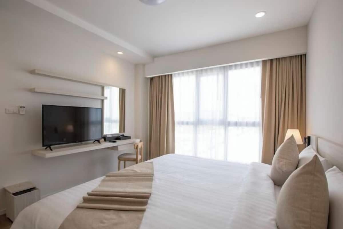 1 slaapkamer, een minibar, een kluis op de kamer