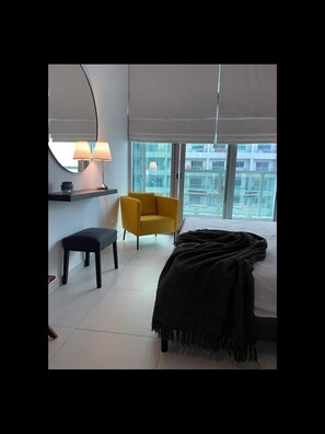 1 غرفة نوم ومكواة/�لوح كي وسرير سفر وواي فاي مجانًا