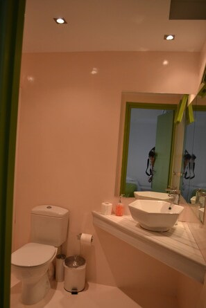 Bathroom - Studio At Villa Ioanna With Gorgeous Sea View (Tinos)