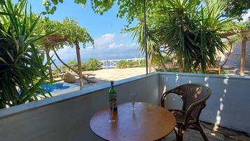 Ferienhaus, 1 Schlafzimmer, Raucher, Balkon | Balkon