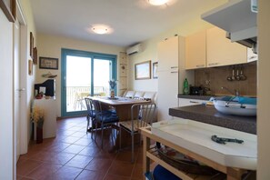 Apartment, 2 Bedrooms, Balcony, Ocean View | Living area - Apartment With Sea View Pool And Tennis Court - Just Relax (Porec)