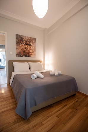 Family Apartment | 2 bedrooms, premium bedding, in-room safe, individually decorated