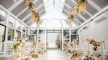 Indoor wedding