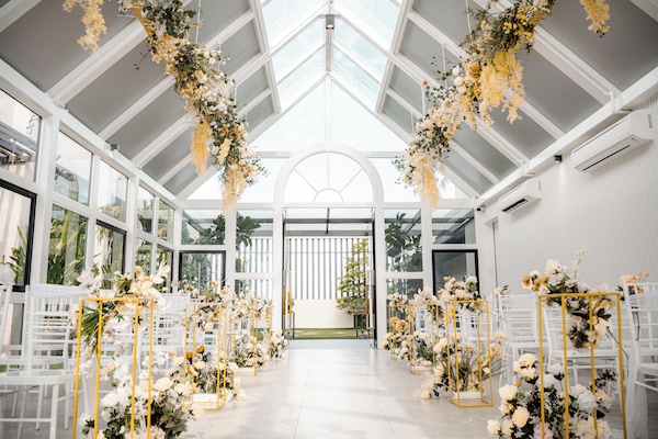 Indoor wedding