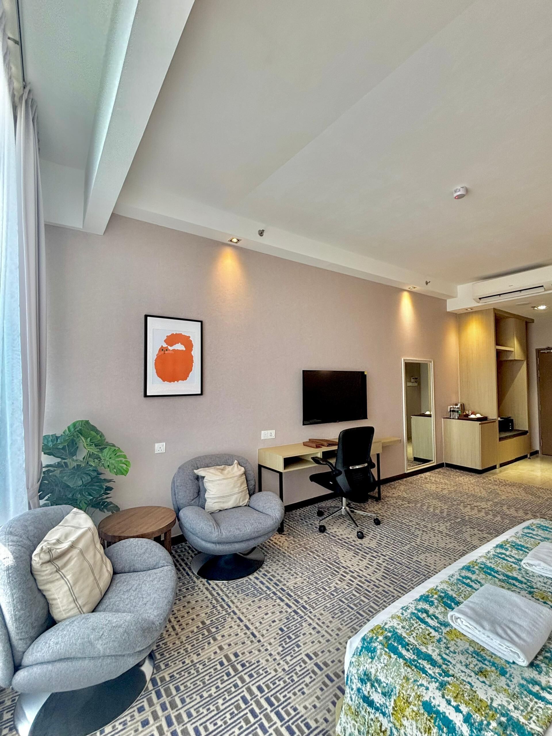 Minibar, desk, soundproofing, free WiFi