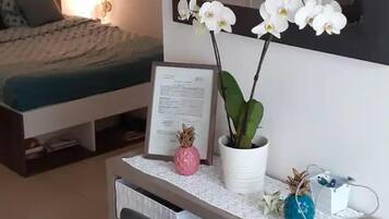 2 chambres, fer et planche Ă repasser, Wi-Fi gratuit, draps fournis
