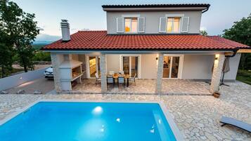 Una piscina riscaldata