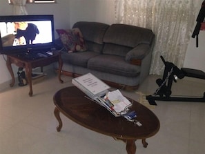 Exclusive House | Living area | LCD TV - Montego Bay 1 bedroom Vacation Home (Montego Bay)