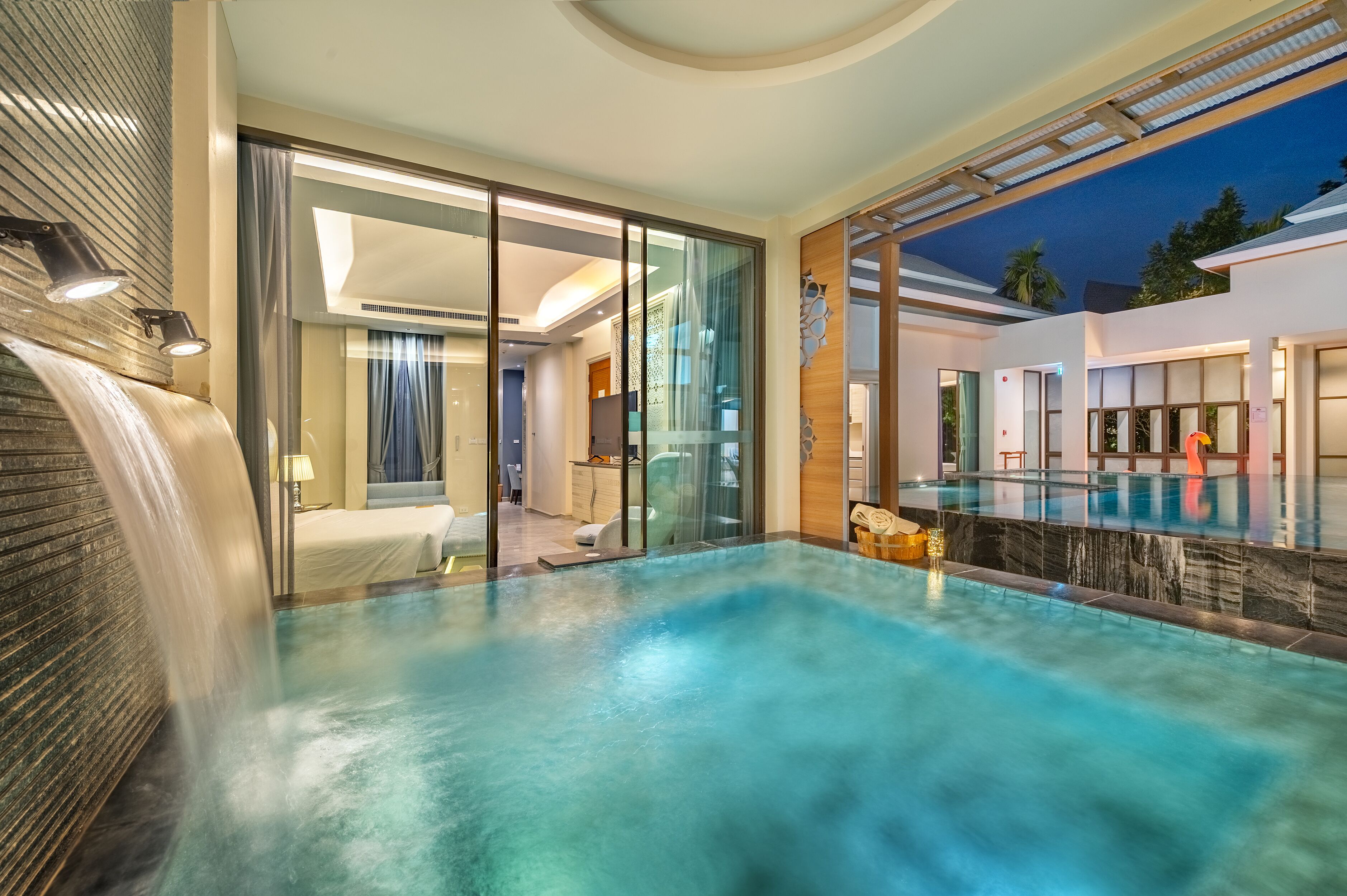 Villa, 3 Bedrooms, Private Pool (and Onsen) | Minibar, in-room safe, desk, blackout curtains