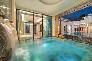 Villa, 3 Bedrooms, Private Pool (and Onsen) | Minibar, in-room safe, desk, blackout curtains - Phukalini Luxury Pool Villa & Onsen (Hua Hin)