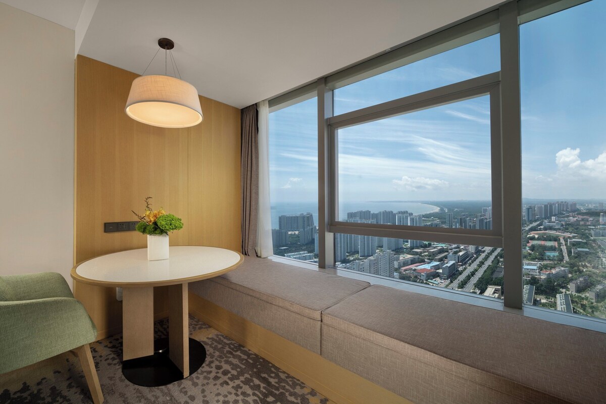 Chambre Standard, 1 très grand lit, vue mer