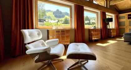 Kitzbühel Beach Chalet – first row in snow