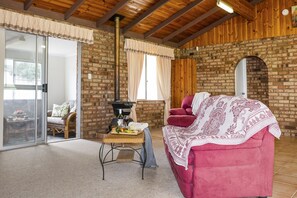 Télévision, cheminée