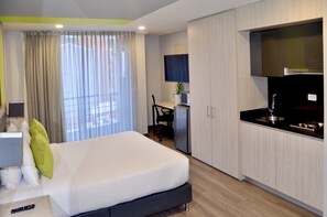Standardzimmer | Zimmersafe, individuell eingerichtet, Verdunkelungsvorhänge