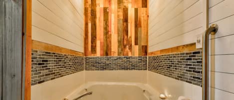 Bathtub, hair dryer, towels