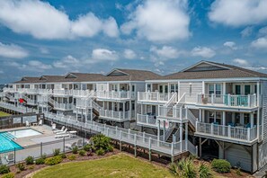Exterior - "Waters Edge 433-D" - Oceanfront Condo w/ Community Pool, 2 Bedrooms / 2 Bathrooms (Holden Beach)