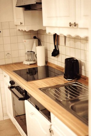 Private kitchen - dat Landhuus Appartements (Oyten)