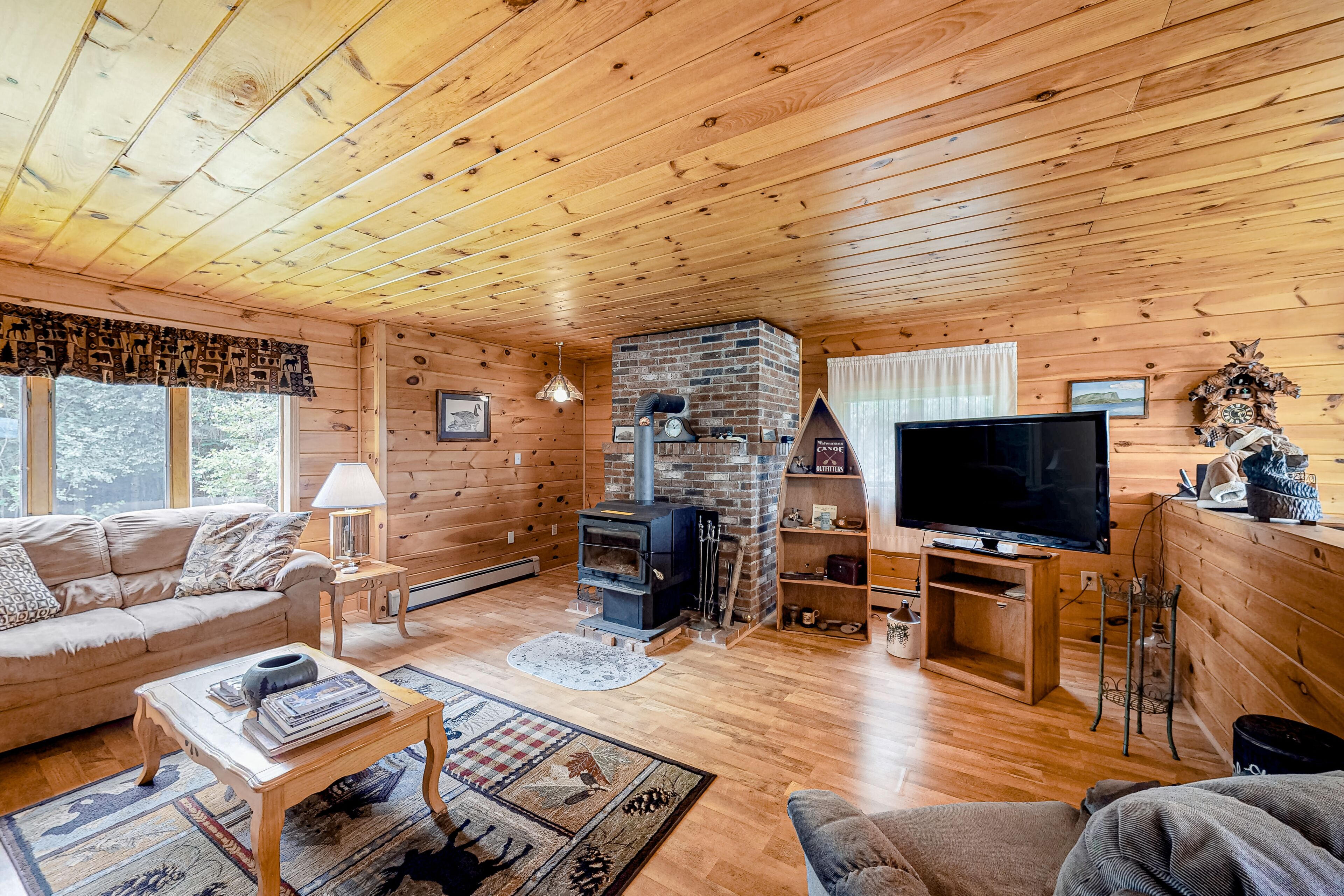Serene Home Near Moosehead Lake w/ Large Deck, Pool Table, Firepit & WiFi