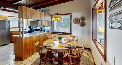 Classic Lakefront Cottage w/ Private Dock, Lovely Lake View, Backyard & WiFi