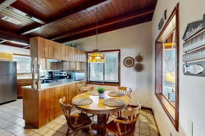 Classic Lakefront Cottage w/ Private Dock, Lovely Lake View, Backyard & WiFi