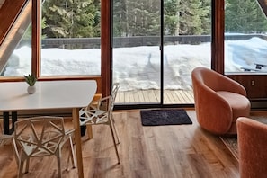 Interior - Private, alpine modern A-frame near lake & lifts with firepit & wood stove (Snoqualmie Pass)