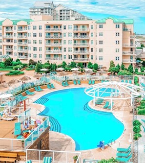 Indoor pool, outdoor pool