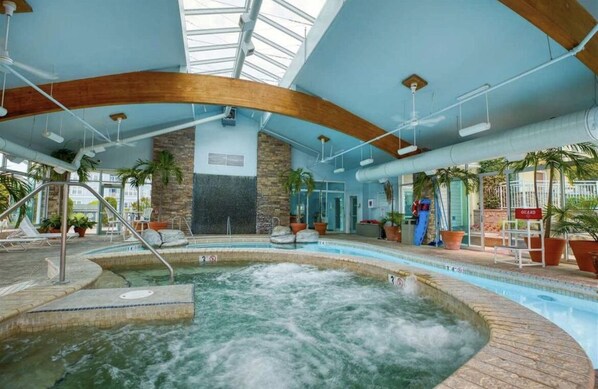 Indoor pool, outdoor pool