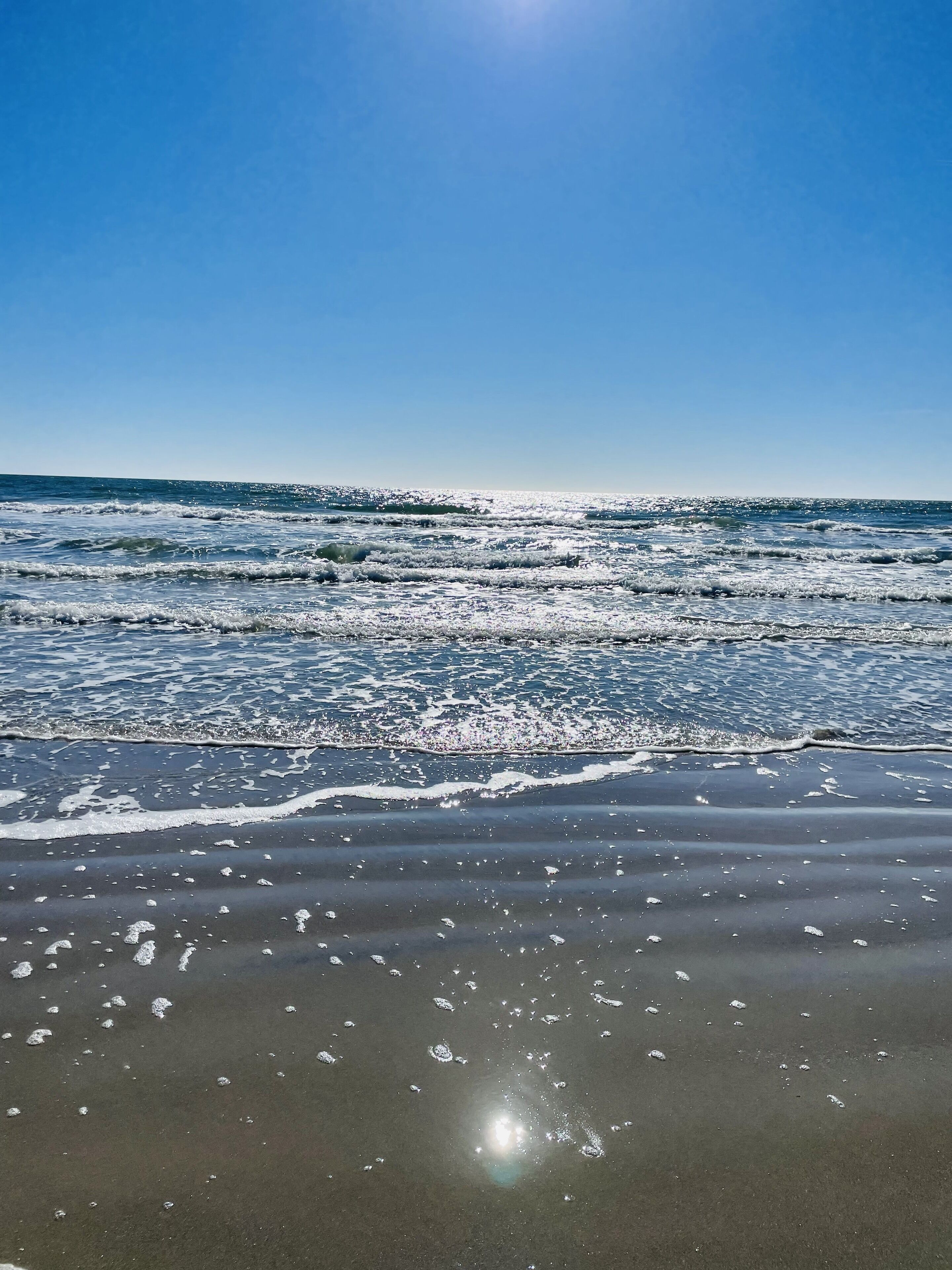 On the beach