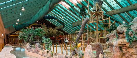 Indoor pool, outdoor pool