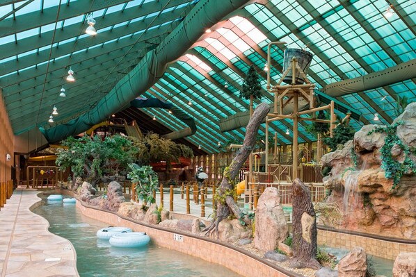 Indoor pool, outdoor pool