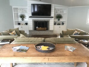 Smart TV, DVD player, foosball