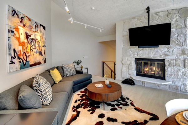 Smart TV, lareira, videogames, Netflix