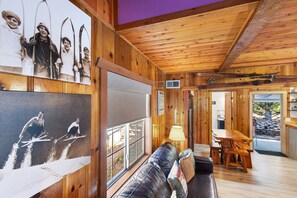 Interior - The Cuddly Bear Cabin by Destination Big Bear : Close to the Lake! Minutes to the Village! Hot Tub! Propane BBQ! Tesla Charger! (Big Bear Lake)
