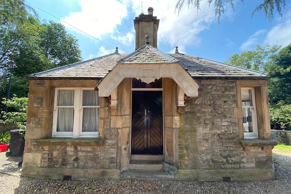 Front door of the Kitchen Garden Cottage