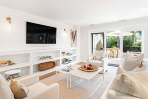 Smart-tv och en stereo