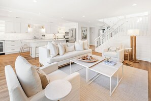 Smart TV, stereo - 1409 South Beach Villa: BESTNEST by Beverly Serral - 50 YDS to Beach! (Hilton Head Island)