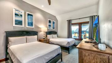 Condo, 2 Bedrooms | 2 bedrooms, desk, laptop workspace, iron/ironing board