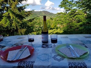 Outdoor dining - Charming house "Ma Jolie Camyna" classified 3 *** (Ramonchamp)
