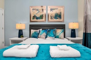 4 habitaciones, tabla de planchar con plancha, wifi y ropa de cama 