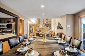 Dining - Expansive Home with Hot Tub, 1 Mile to Main St (Breckenridge)