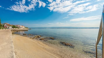 Aan het strand, ligstoelen aan het strand